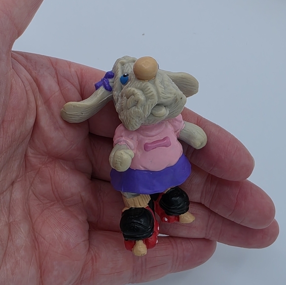 Vintage 1985 Ganz Wrinkles Dog Toy Figures Set - Picture 4 of 13